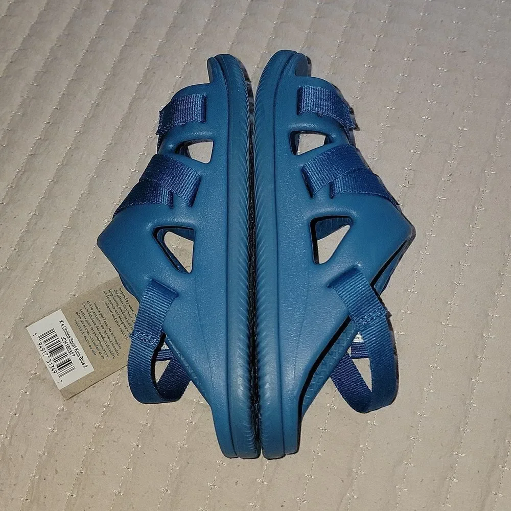 New Chaco Chillos Light Blue Adjustable Strap Performance Sport Sandals Size 2